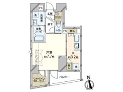 フェルクルール秋葉原の間取り画像