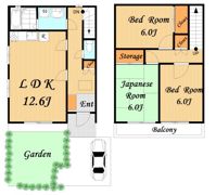 ブリージングタウン百草園の間取り画像