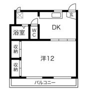 西町ハイツ 2号棟の間取り画像