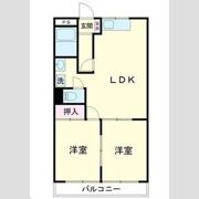 ハイツハカマタⅠの間取り画像