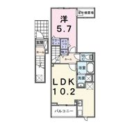 ホグワーツBの間取り画像