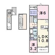 ホグワーツBの間取り画像