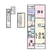 ホグワーツBの間取り画像