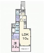 ピースフルⅢの間取り画像