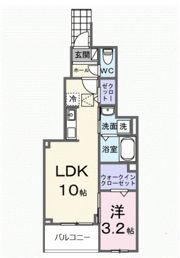 ピースフルⅢの間取り画像