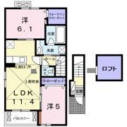 ブリーゼT2の間取り画像