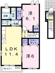 ロサ・パラーシオの間取り画像