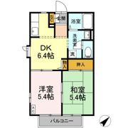 ラヴィーヌ八乙女 Aの間取り画像