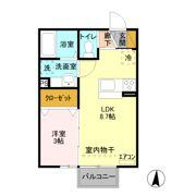 サンボナールの間取り画像