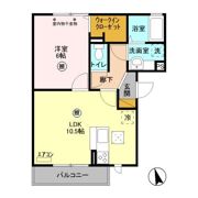 メゾンベールの間取り画像
