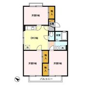 ローズコート Cの間取り画像