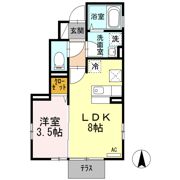 W.I.TパレスⅡの間取り画像
