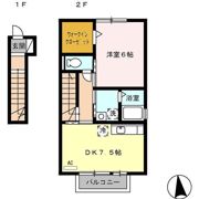 セジュールタミ Aの間取り画像