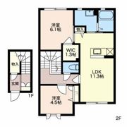 カーティアスCの間取り画像