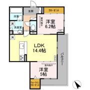 ディーシャンブル石塚町の間取り画像