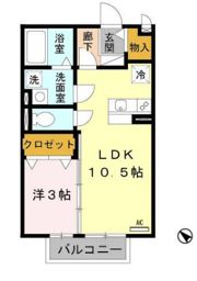 EAST NONAMI 八番館の間取り画像