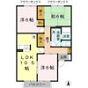 アドゥニスハイツ B棟の間取り画像