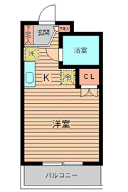 美山コーポ向ヶ丘の間取り画像