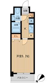 ライジングプレイス船橋宮本の間取り画像