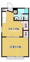 ハイツ草香の間取り画像