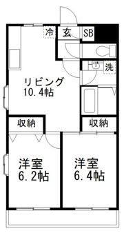メゾンエトワルの間取り画像