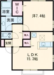 ボヌールEの間取り画像