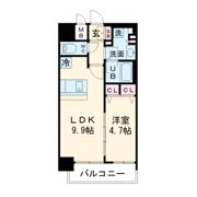 プレサンス大阪福島シエルの間取り画像