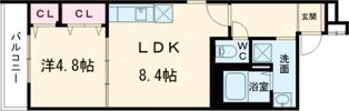 フジパレス弥刀駅北Ⅰ番館の間取り画像