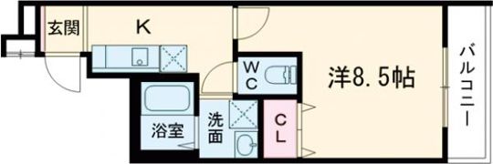 フジパレス弥刀駅北Ⅰ番館の間取り画像