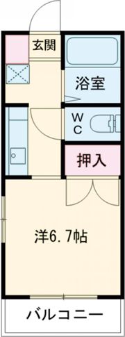 マンションハピネスの間取り画像