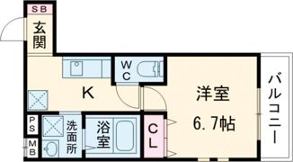 フジパレス弥刀駅北Ⅱ番館の間取り画像
