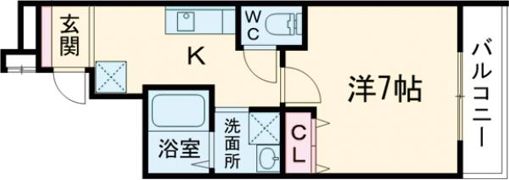 フジパレス弥刀駅北Ⅱ番館の間取り画像