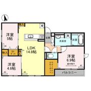 クラシスト新今里の間取り画像