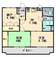サンハイム藤の間取り画像