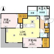 トリシア北巽の間取り画像