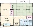 西原松本貸家の間取り画像