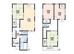 行田市小針戸建の間取り画像