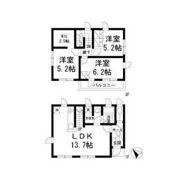 川越広栄町一戸建A棟の間取り画像