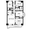 ダイアパレス大和通りの間取り画像