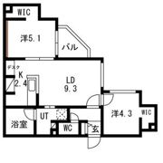 Terrace Sakura(テラスサクラ)※賃料2年間1万円ダウンキャンペーン実施中の間取り画像