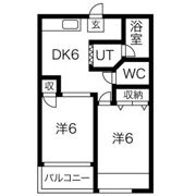 アレーズ岐阜北B棟の間取り画像