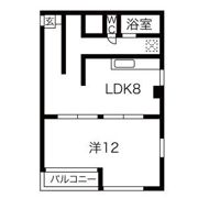 アレーズ岐阜北B棟の間取り画像