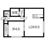 セレーナ南郷の間取り画像