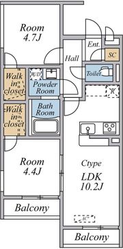 リブリ・フォンテーヌの間取り画像
