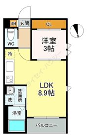 LEXT五十人町の間取り画像