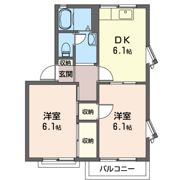 桜ハイツの間取り画像