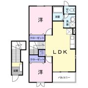 クリエット KOSAIの間取り画像