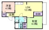 セジュールのざき E棟の間取り画像