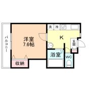 コンチネンタル安野屋の間取り画像