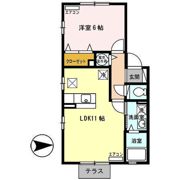 アメニティコート Bの間取り画像